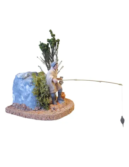 Animated 8 cm PVC Oliver Fisherman