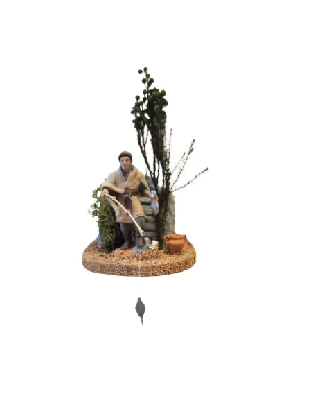 Animated 8 cm PVC Oliver Fisherman