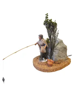 Animated 8 cm PVC Oliver Fisherman