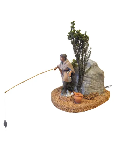 Animated 8 cm PVC Oliver Fisherman