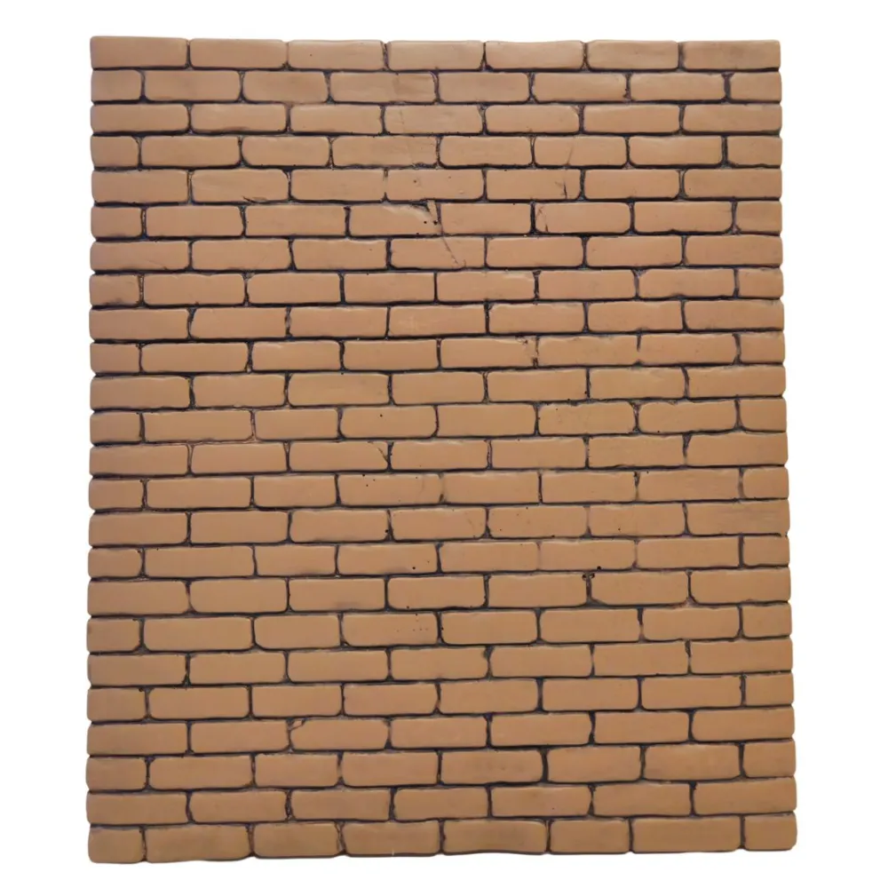 Vertical Resin Brick Wall or Floor Panel for 30 cm Nativity Figure