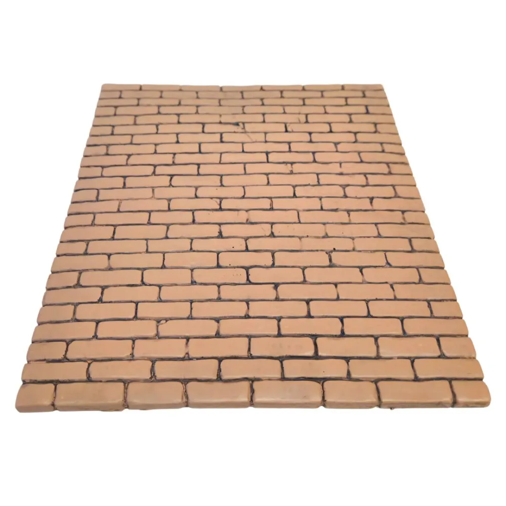 Vertical Resin Brick Wall or Floor Panel for 30 cm Nativity Figure