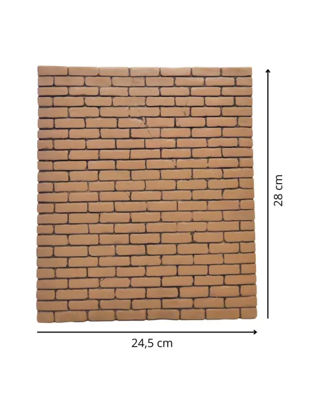 Vertical Resin Brick Wall or Floor Panel for 30 cm Nativity Figure