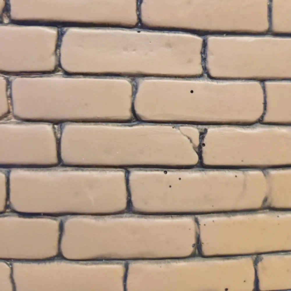 Vertical Resin Brick Wall or Floor Panel for 30 cm Nativity Figure