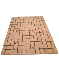Horizontal Resin Brick Floor Panel for 30 cm Nativity Figures