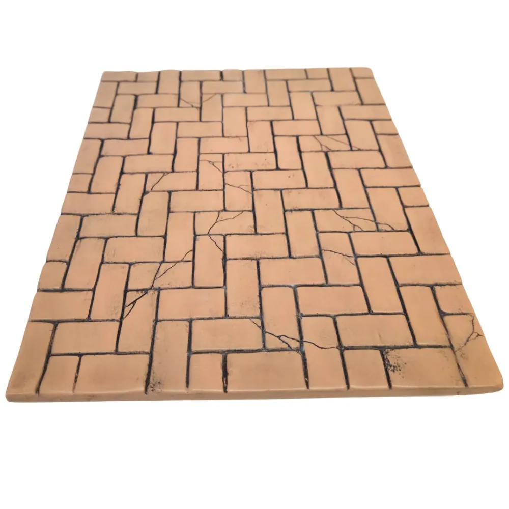 Horizontal Resin Brick Floor Panel for 30 cm Nativity Figures