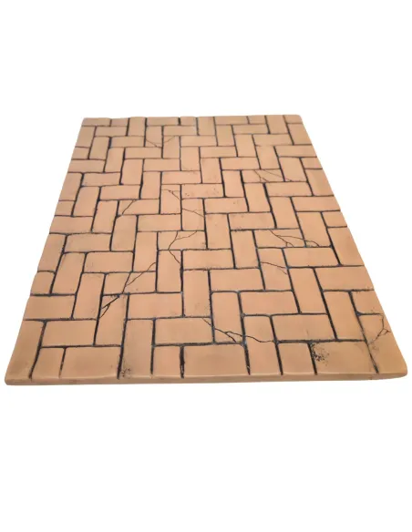 Horizontal Resin Brick Floor Panel for 30 cm Nativity Figures