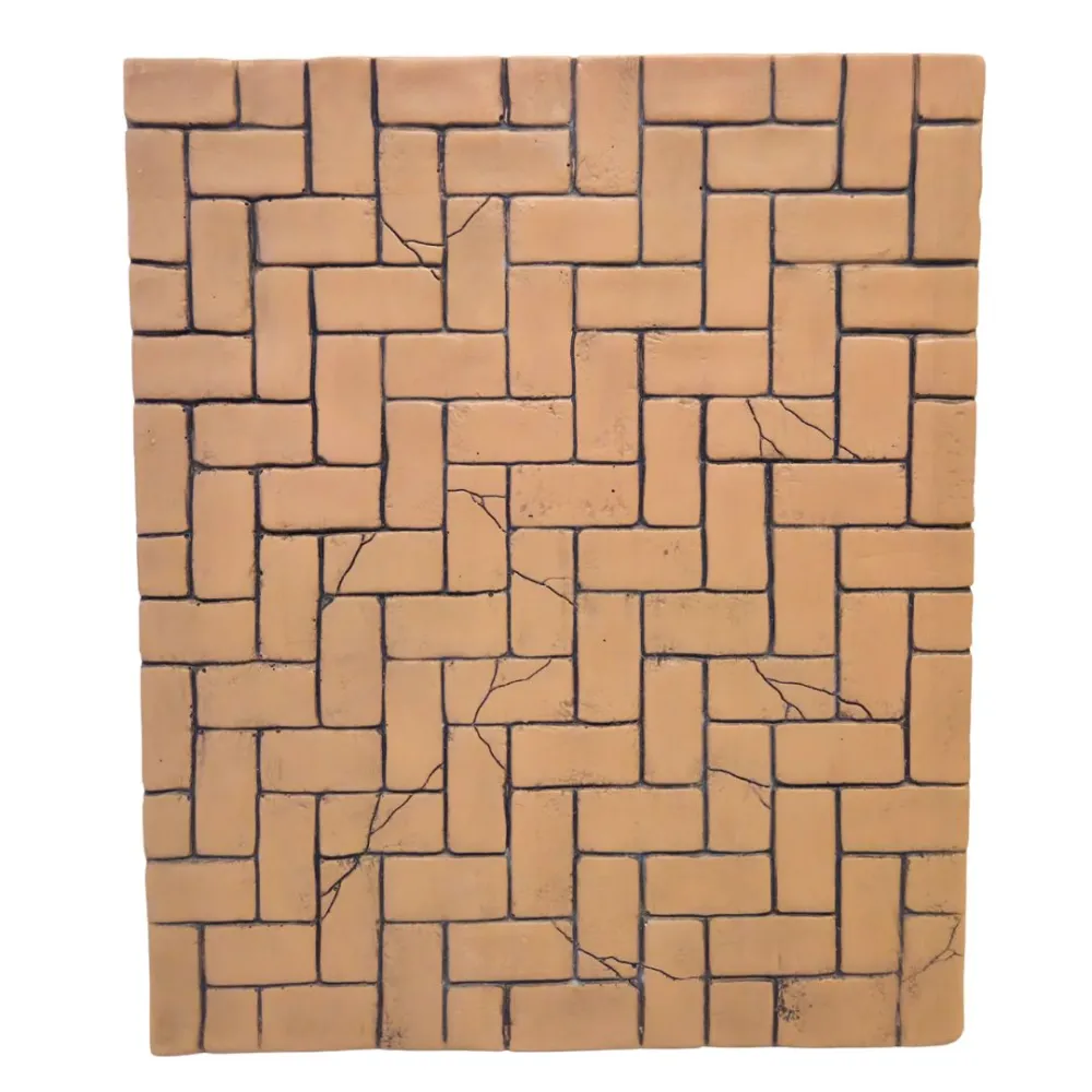 Horizontal Resin Brick Floor Panel for 30 cm Nativity Figures