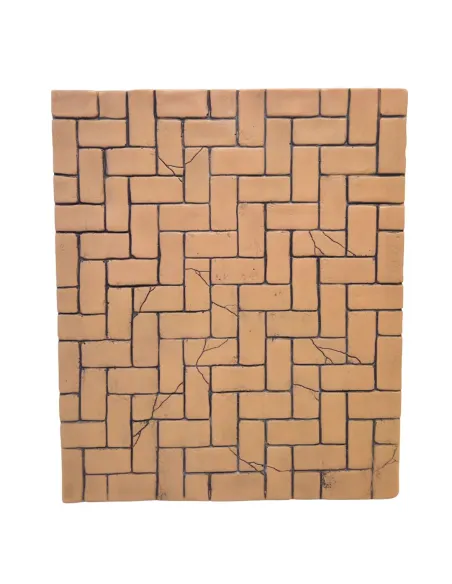 Horizontal Resin Brick Floor Panel for 30 cm Nativity Figures