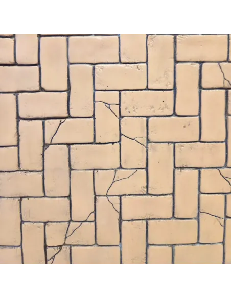 Horizontal Resin Brick Floor Panel for 30 cm Nativity Figures