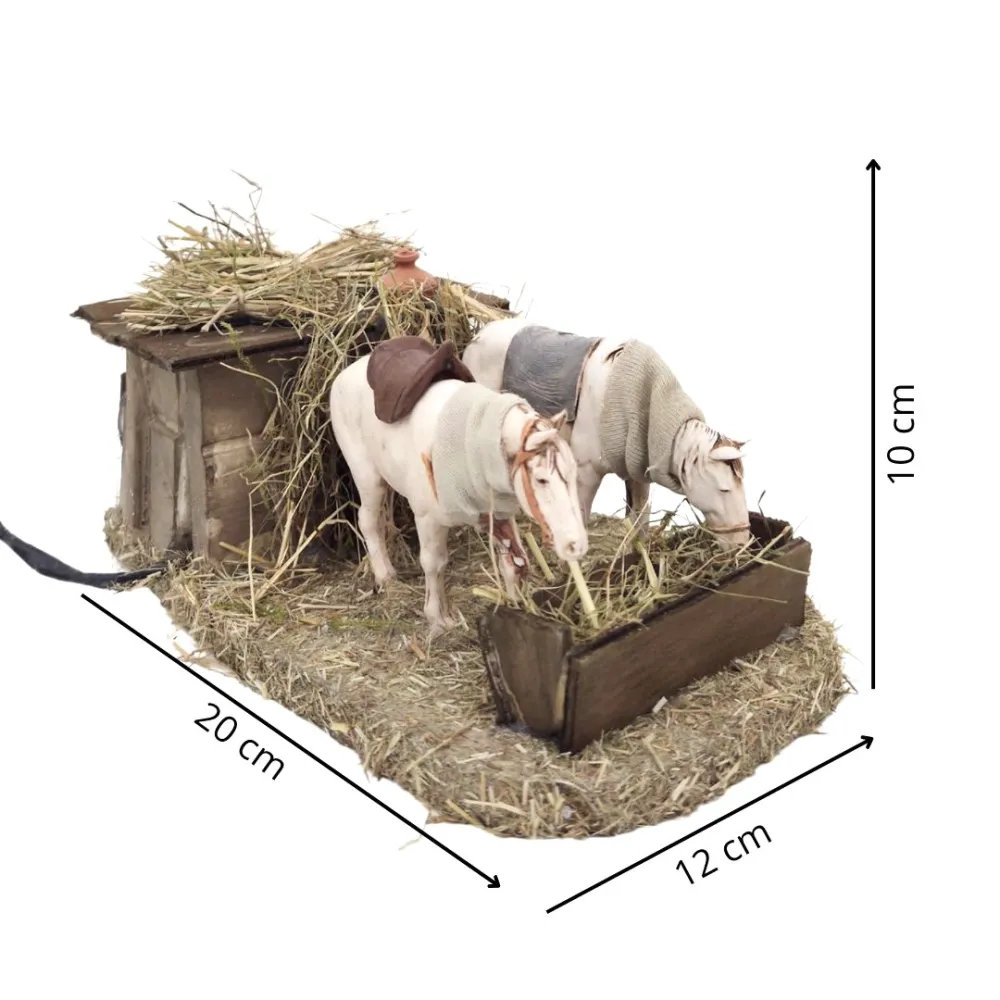 Cavalli Landi in movimento per statue 8-10 cm