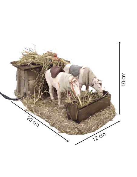 Animated Landi Horses, for 8–10 cm Nativity Figures