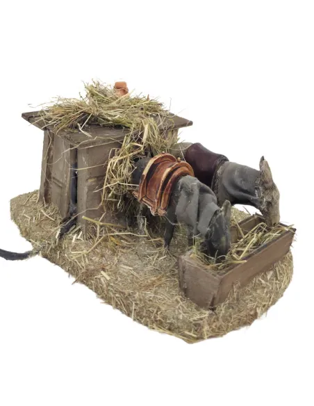 Animated PVC Landi Donkeys for 8–10 cm Nativity Figures