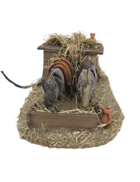 Animated PVC Landi Donkeys for 8–10 cm Nativity Figures