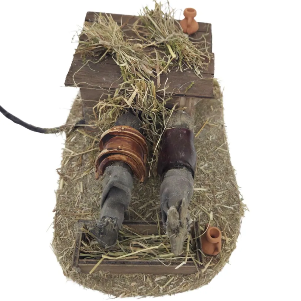 Animated PVC Landi Donkeys for 8–10 cm Nativity Figures