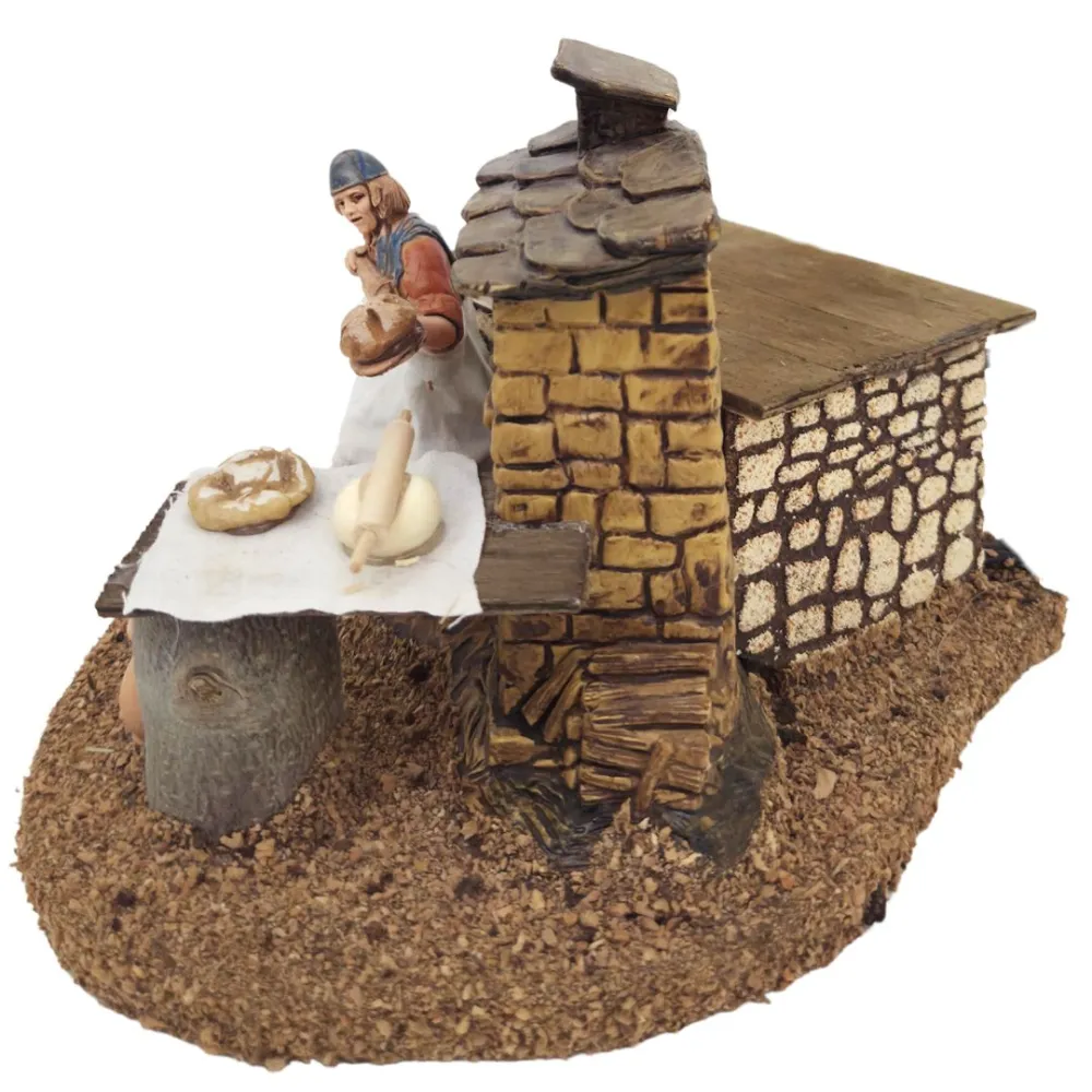 Animated 10 cm Landi Baker with Fire