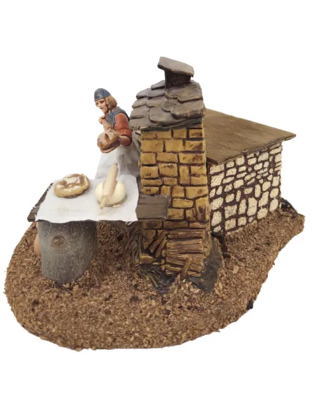 Animated 10 cm Landi Baker with Fire