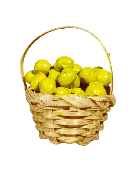 Cesto con limoni per statue da 20-25 cm