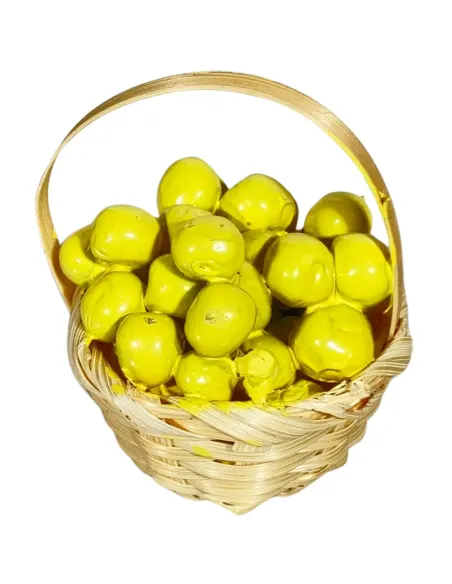 Cesto con limoni per statue da 20-25 cm