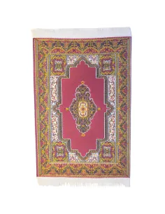 Tappeto 8x14 rosso scuro e oro per statue da 10 a 30 cm 2