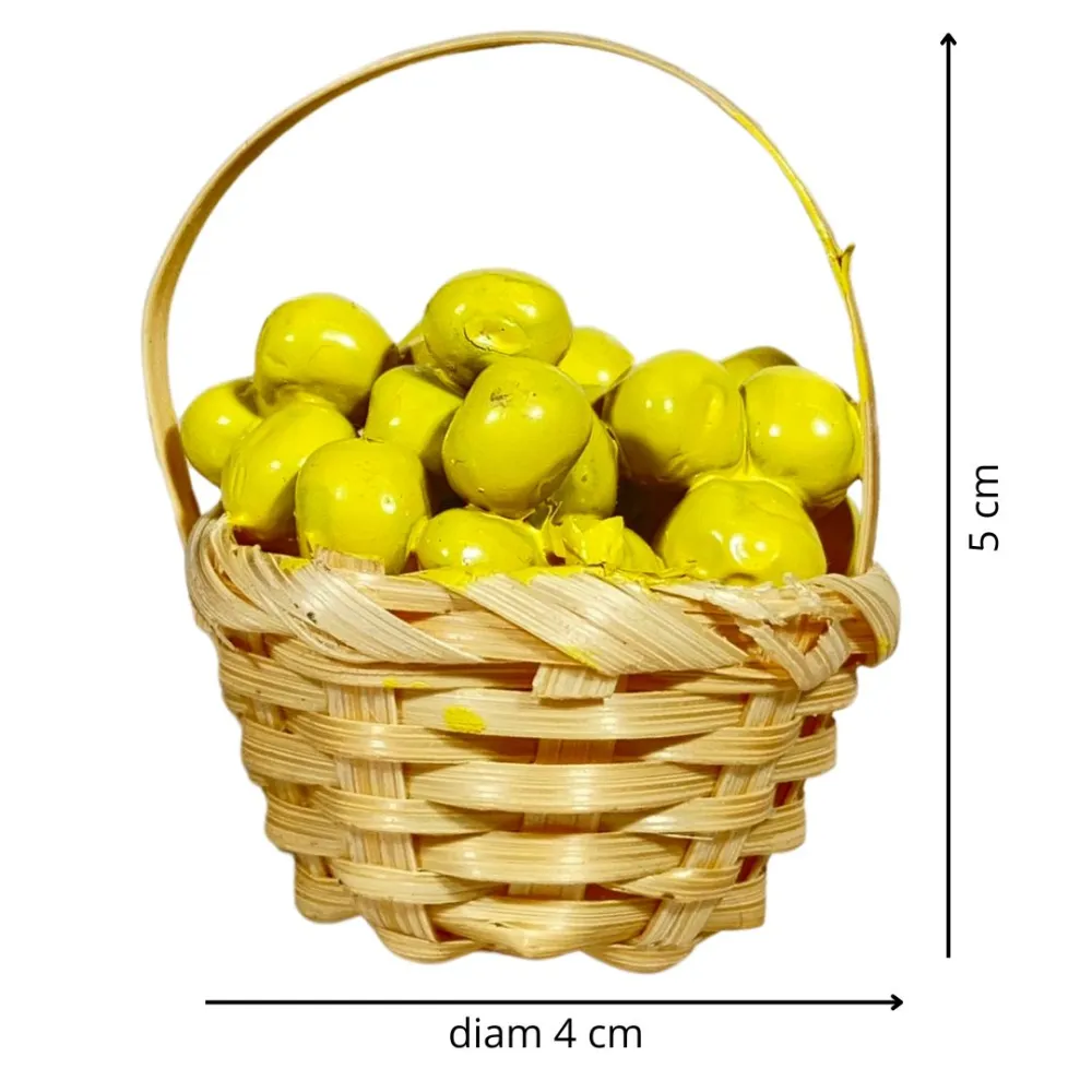 Basket with Lemons for 20–25 cm Nativity Figures