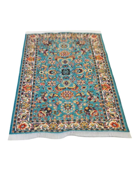 Turquoise Persian Rug 10×15,5 cm for 20–30 cm Nativity Figures