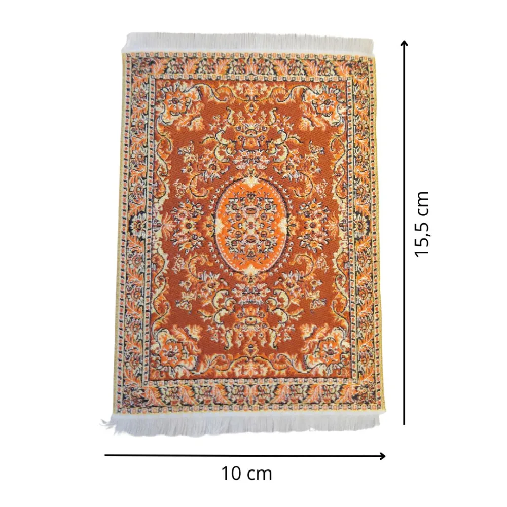 Tappeto arancione 10x15,5 per statue da 20-30 cm