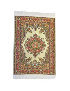 Tappeto persiano con decorazioni 10x15,5 per statue da 20 a 30 cm