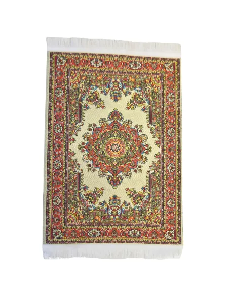 Tappeto persiano con decorazioni 10x15,5 per statue da 20 a 30 cm