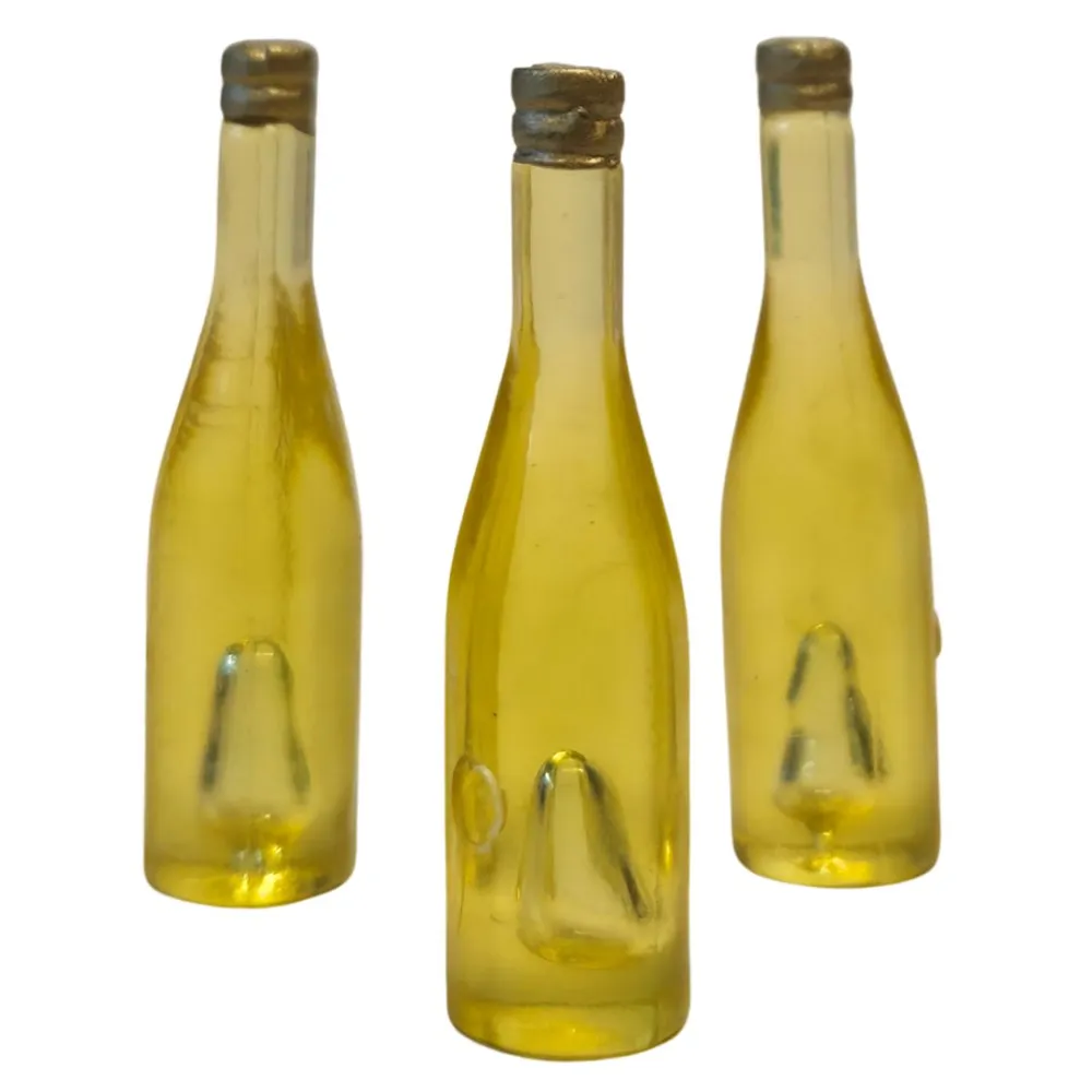 Set of 3 Amber Bottles, for 30 cm Nativity Figures