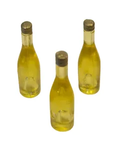 Set 3 bottiglie ambrate per statue da 30 cm 2