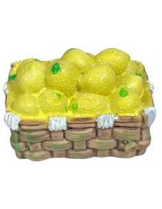 Cesta con limoni in resina per statue da 15-20 cm 2