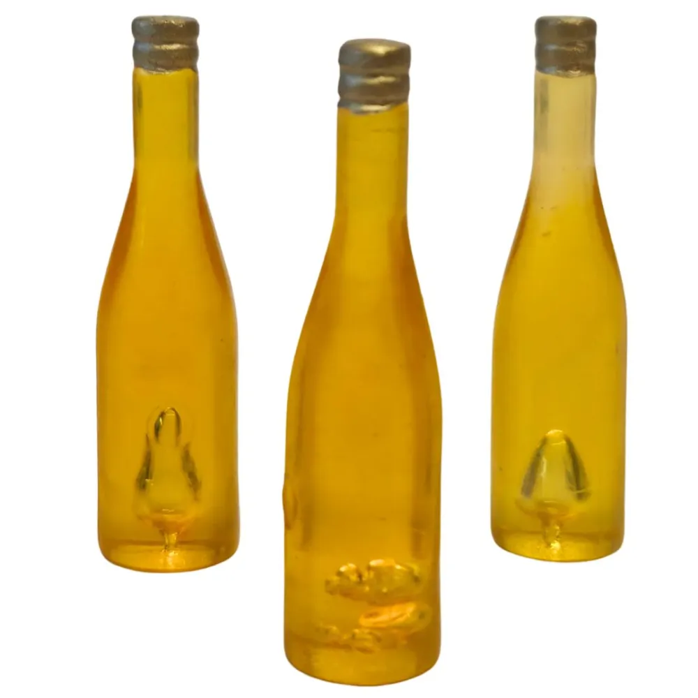 Set of 3 Ochre PVC Bottles for 30 cm Nativity Figures