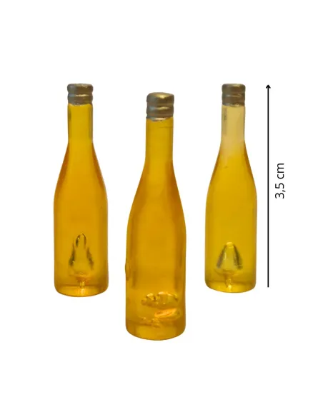 Set of 3 Ochre PVC Bottles for 30 cm Nativity Figures