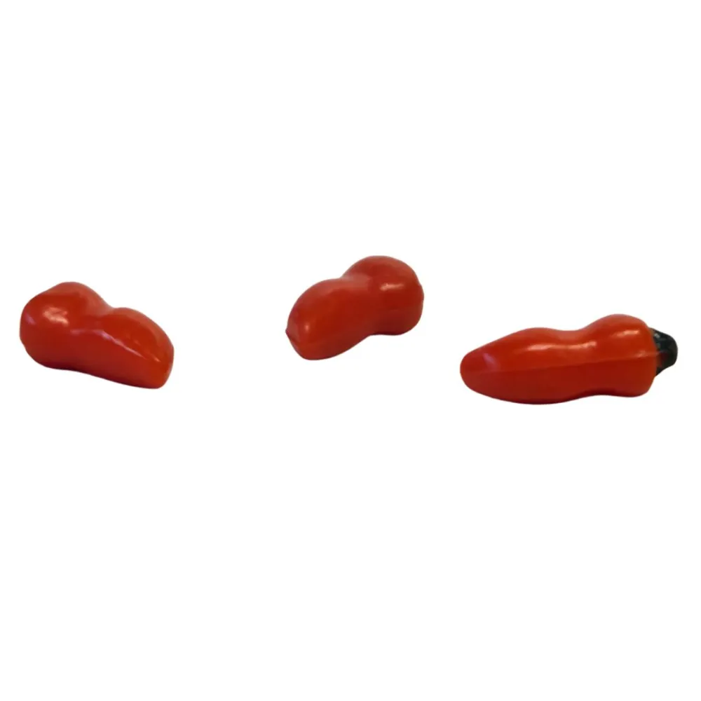 Set 3 peperoni rossi per statue da 15-20 cm