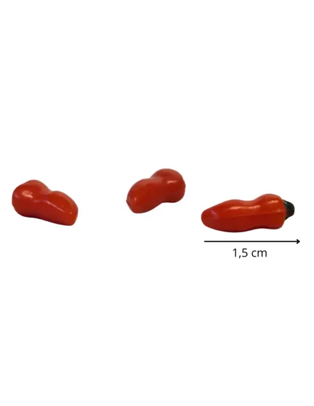 Set 3 peperoni rossi per statue da 15-20 cm