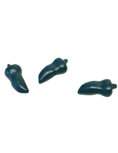 Set 3 peperoni verdi per statue da 15-20 cm