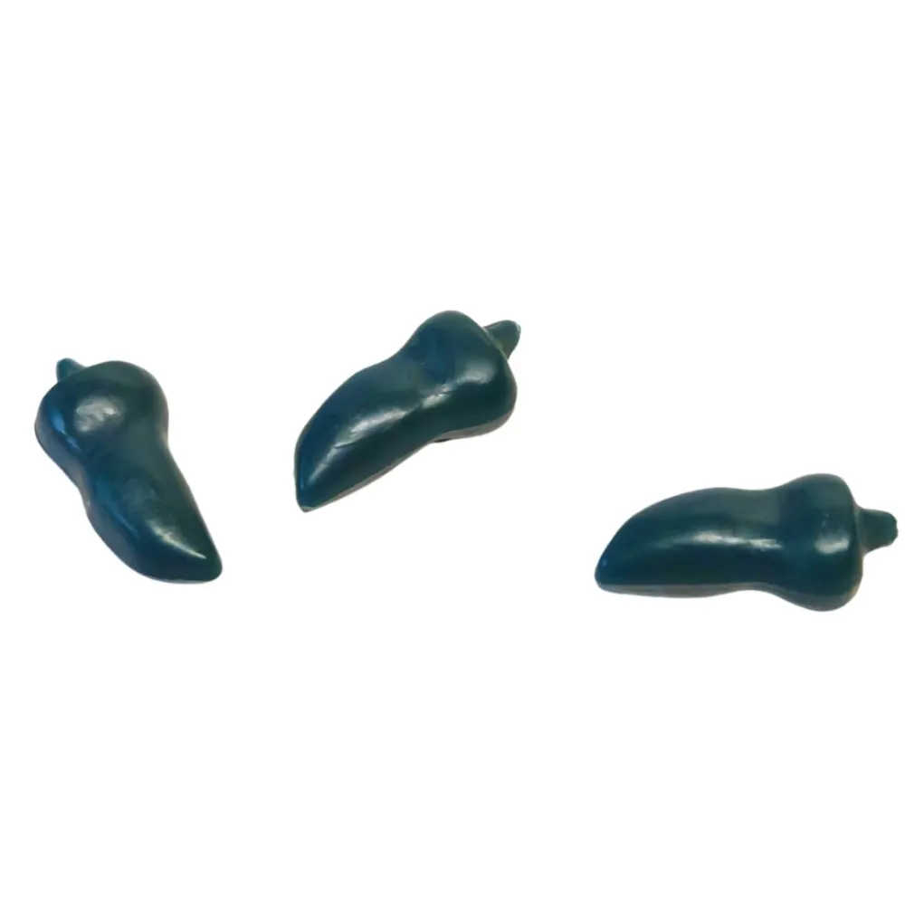 Set of 3 Green Peppers, for 15–20 cm Nativity Figures