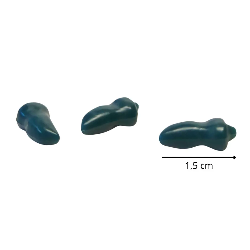 Set of 3 Green Peppers, for 15–20 cm Nativity Figures