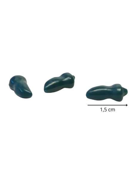 Set 3 peperoni verdi per statue da 15-20 cm