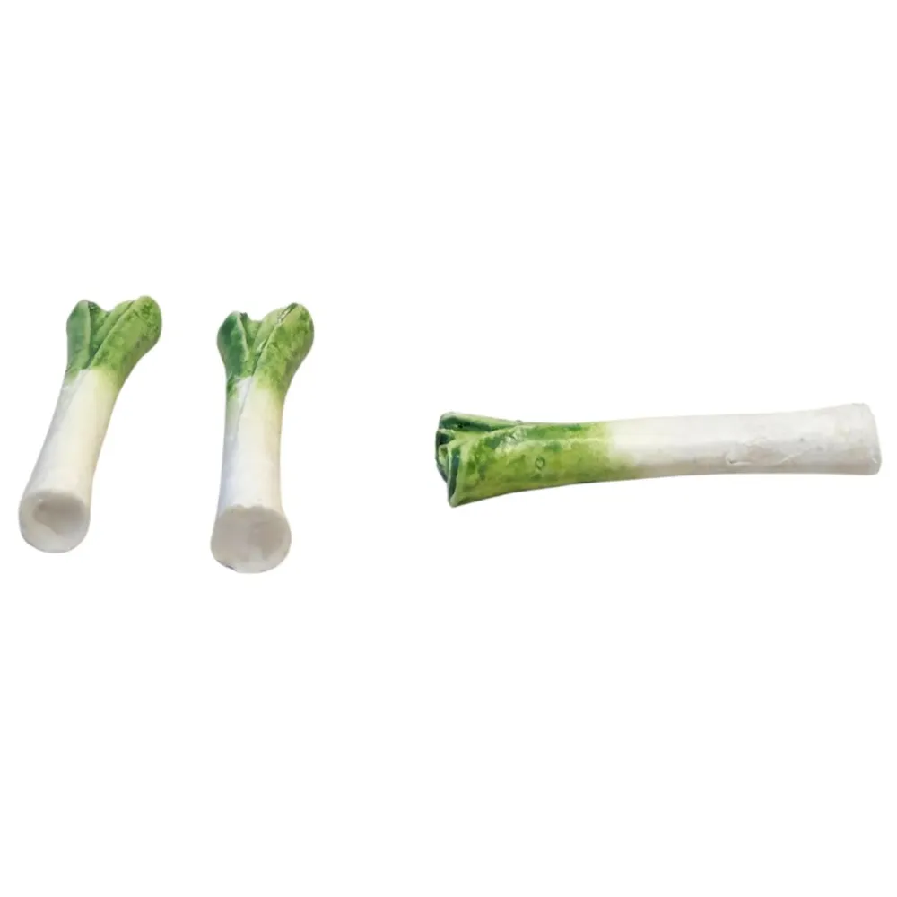 Set of 3 Resin Leeks for 15–20 cm Nativity Figures