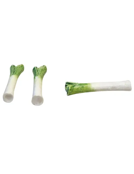 Set of 3 Resin Leeks for 15–20 cm Nativity Figures