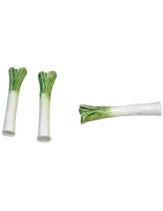 Set of 3 Resin Leeks for 15–20 cm Nativity Figures