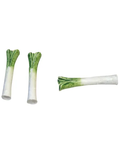 Set of 3 Resin Leeks for 15–20 cm Nativity Figures