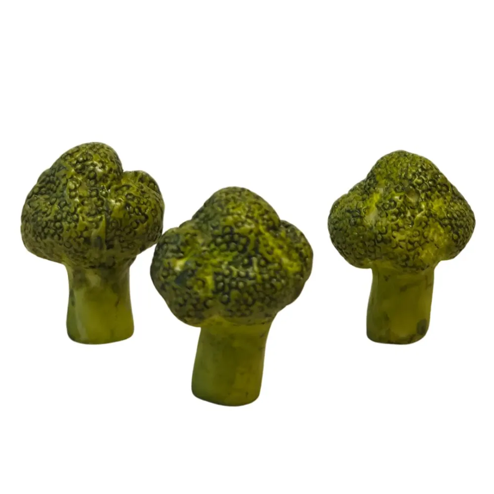 Set 3 broccoli per statue da 15-20 cm