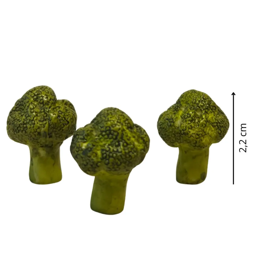 Set 3 broccoli per statue da 15-20 cm