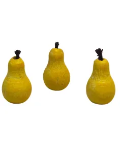 Set 3 pere gialle per statue da 15-20 cm
