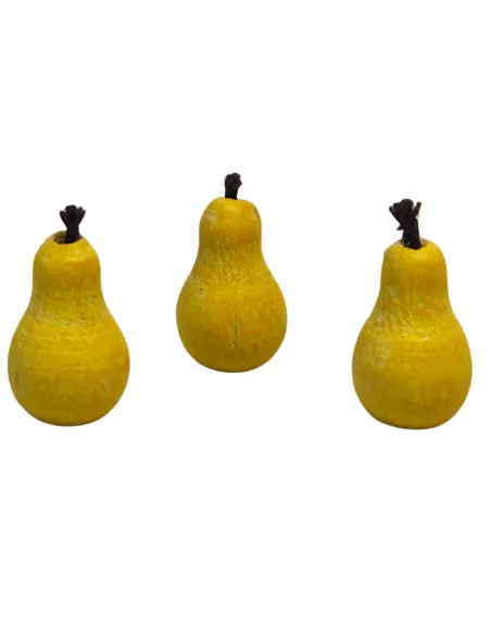 Set 3 pere gialle per statue da 15-20 cm