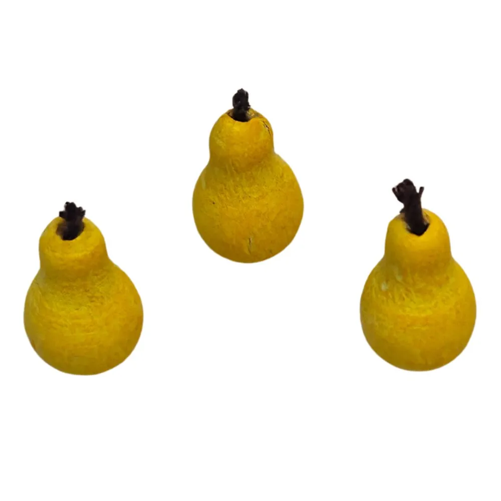 Set 3 pere gialle per statue da 15-20 cm
