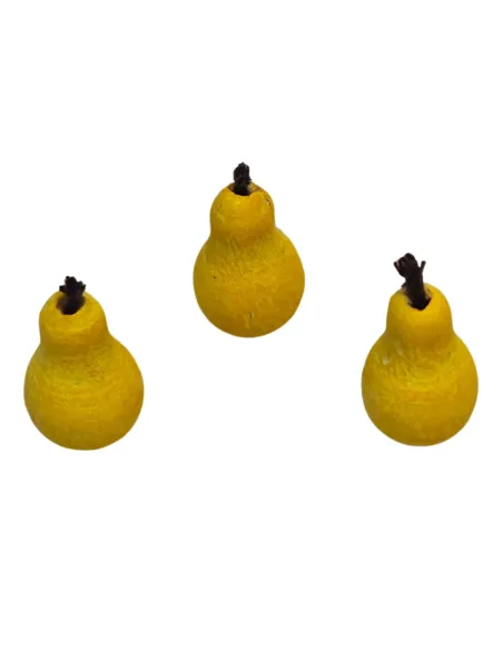 Set 3 pere gialle per statue da 15-20 cm